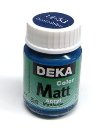 Acrylfarbe Deka Matt 25ml dunkelblau